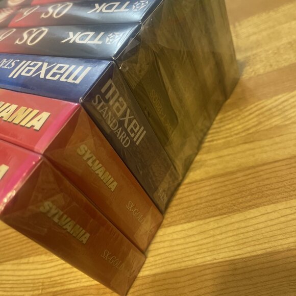 8 New Blank VHS Video Tapes 6 Hour Mr Sealed TDK T-120 min QS Premium Maxell VCR - Picture 5 of 16